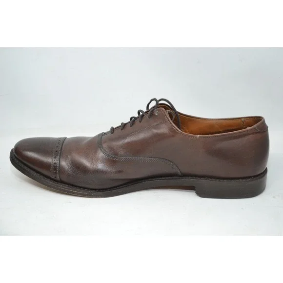 Allen Edmonds Fifth Avenue Dress Shoes‎ Brown Leather Mens 12 B 97194 Luxury